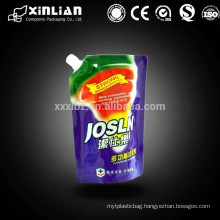 custom shaped liquid packaging plastic bag